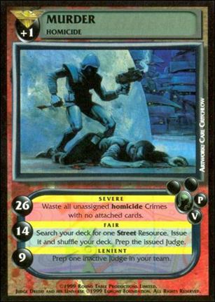Dredd: The Card Game card 17 Murder
