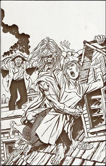 Angel vs Frankenstein II issue nn-B 1:10 Virgin Sketch Cover