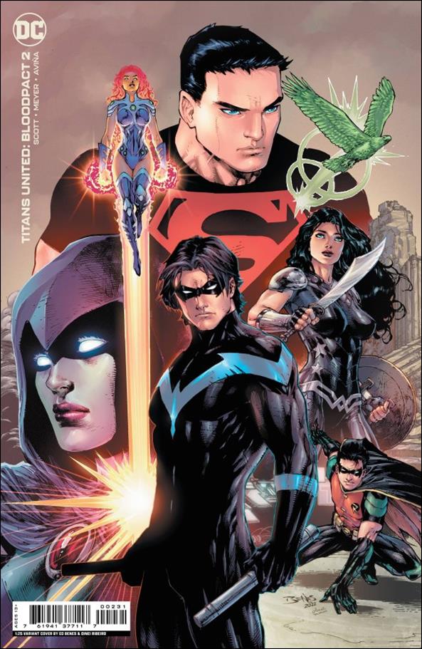 Titans United: Bloodpact issue 2-D Ed Benes 1:25 Cover