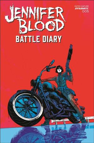 Jennifer Blood: Battle Diary issue 5-C Robert Carey Cover