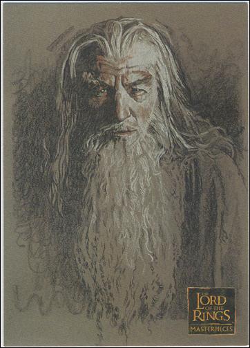Lord of the Rings Masterpieces (Base Set) card 83 The Wizard
