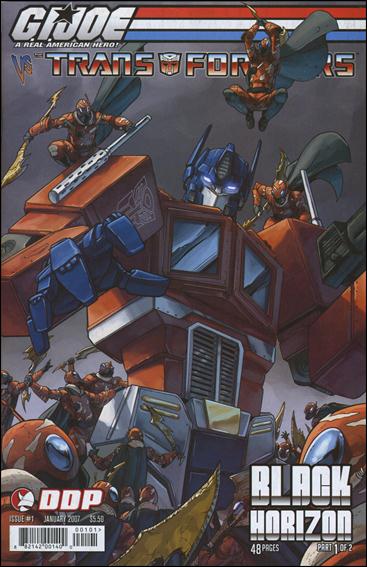 G.I. Joe vs the Transformers: Black Horizon issue 1 Optimus Prime Cover