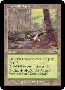 Magic the Gathering: Onslaught (Base Set) card 326 Tranquil Thicket