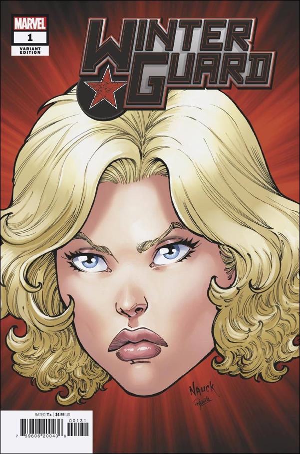 Winter Guard issue 1-C Todd Nauck Marvel Headshot Cover