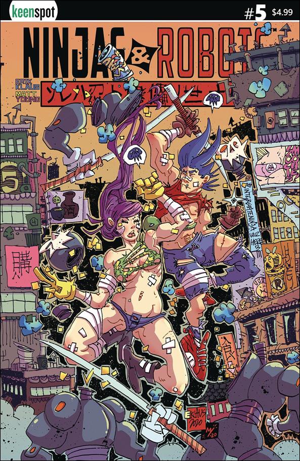 Ninjas and Robots issue 5 Erik Klaus Cover