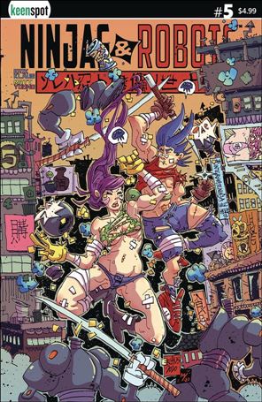 Ninjas and Robots issue 5 Erik Klaus Cover