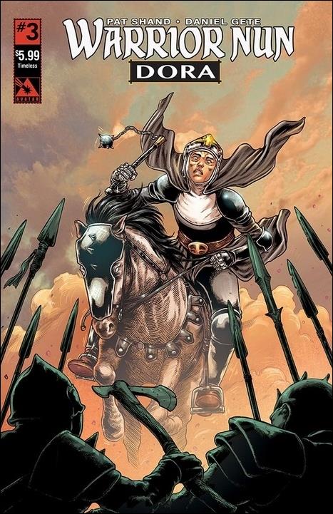 Warrior Nun Dora issue 3-H Daniel Gete Timeless Cover