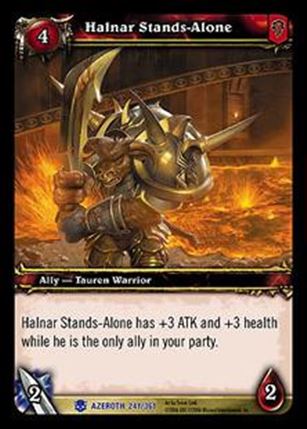 World of Warcraft: Heroes of Azeroth (Base Set) card 241 Halnar Stands-Alone