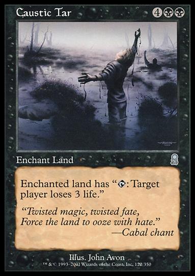 Magic the Gathering: Odyssey (Base Set) card 122 Caustic Tar