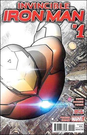 Invincible Iron Man (2015)  issue 1-B David Marquez Premiere Cover