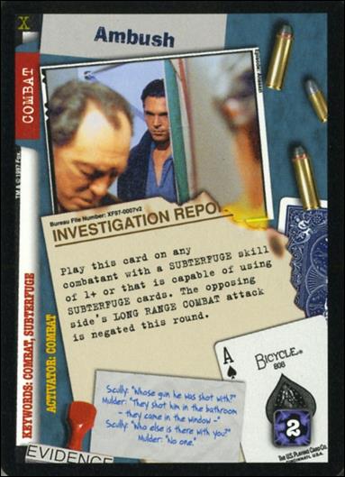 X-Files: The Truth Is Out There (Base Set) card XF97-0007v2 Ambush