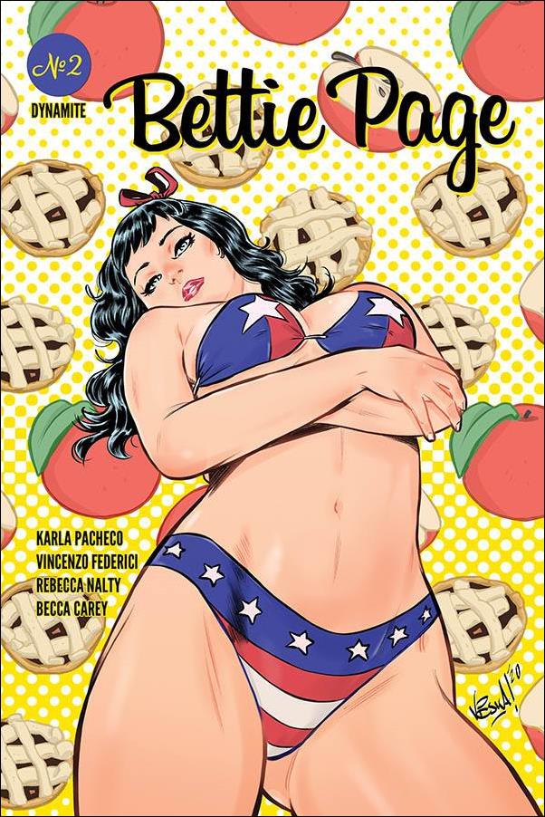 Bettie Page (2020) issue 2-H Vincenzo Federici 1:7 America Together Cover