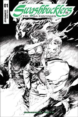 Swashbucklers: The Saga Continues issue 1-E Philip Tan B&W Cover
