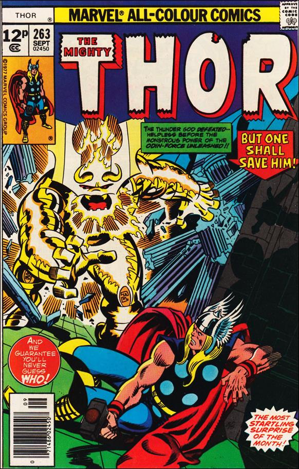 Thor (1966) issue 263-C UK Price Cover