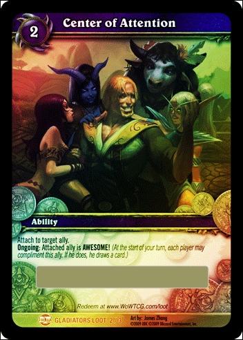 World of Warcraft: Blood of Gladiators (Loot Subset) card 2 Center of Attention