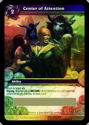 World of Warcraft: Blood of Gladiators (Loot Subset) card 2 Center of Attention
