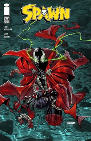 Spawn issue 324-B Carlo Barberi Cover
