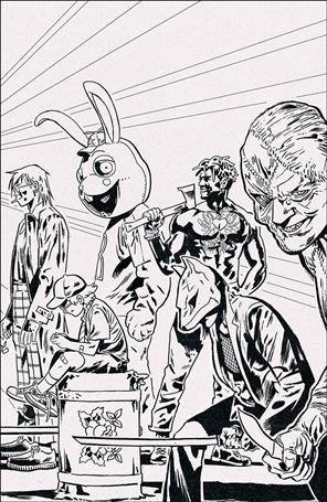Exquisite Corpses (2025) issue 1.00-N Michael Walsh 1:10 Wrap B&W Cover (2nd Printing)