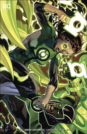 Green Lanterns issue 51-B Chris Stevens Cover