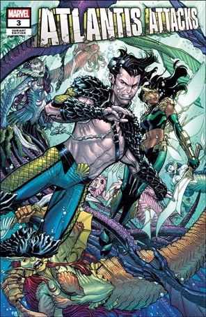Atlantis Attacks issue 3-B Nick Bradshaw Cover