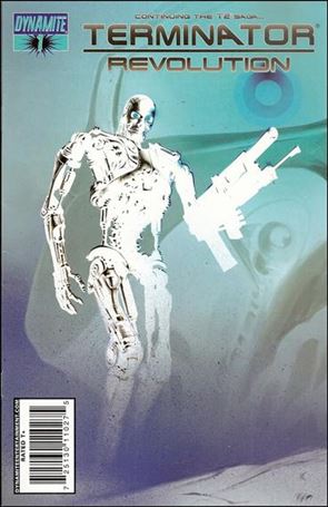 Terminator: Revolution issue 1-D Richard Isanove Negative Art Cover