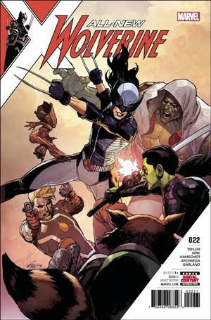 All-New Wolverine  issue 22 David Marquez Cover