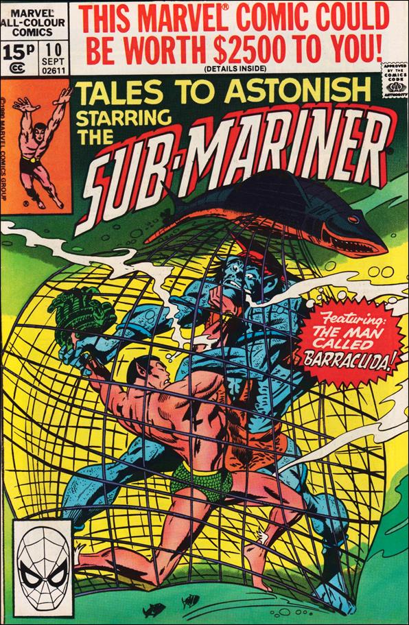 Tales to Astonish (1979) issue 10-B UK Price Cover