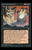 Magic the Gathering: Ice Age (Base Set) card 135 Infernal Darkness