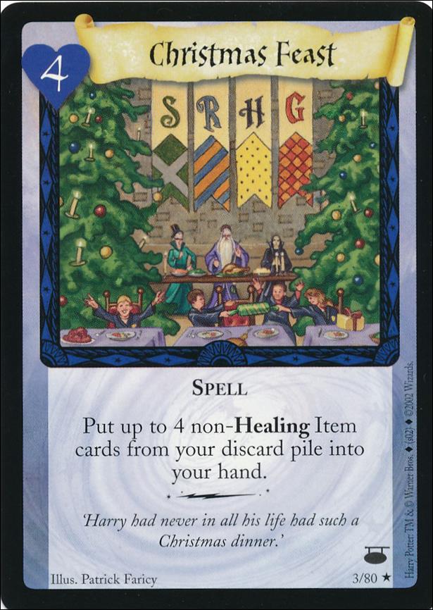 Harry Potter: Diagon Alley (Base Set) card 3 Christmas Feast