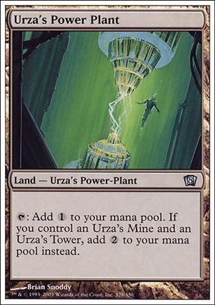 Magic the Gathering: 8th Edition (Base Set) card 329 Urza's Power Plant