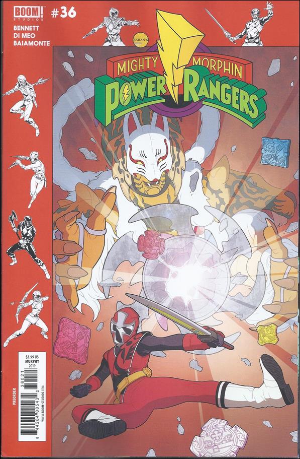 Mighty Morphin Power Rangers issue 36-B Phil Murphy Preorder Cover