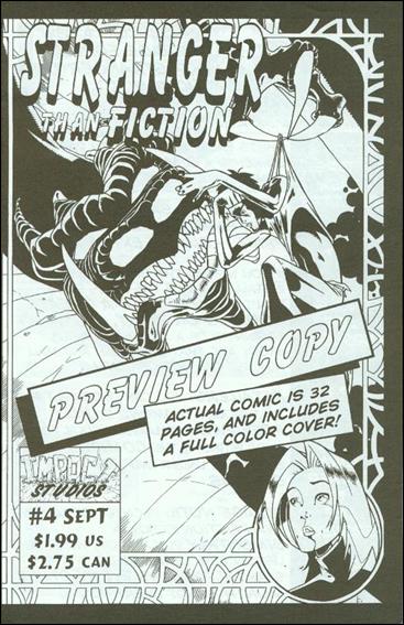 Stranger Than Fiction issue 4-B Preview Edition - Black & White