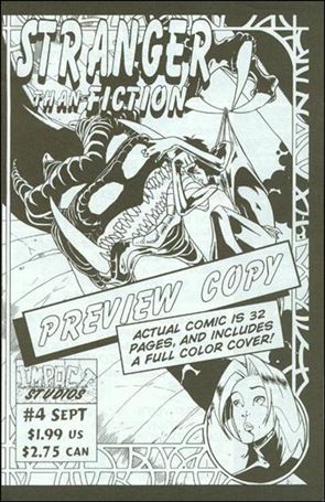 Stranger Than Fiction issue 4-B Preview Edition - Black & White