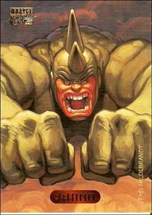 1994 Marvel Masterpieces (Base Set) card 100 Rhino