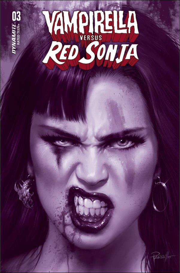 Vampirella vs Red Sonja issue 3-F Lucio Parrillo 1:10 Tint Cover