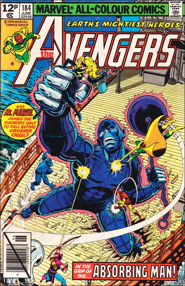 Avengers (1963) issue 184-B UK Price Cover