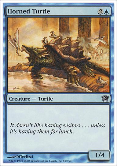 Magic the Gathering: 9th Edition (Base Set) card 81 Horned Turtle