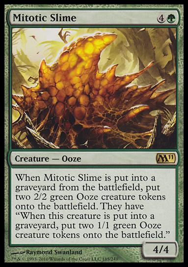 Magic the Gathering: 2011 Core Set (Base Set) card 185 Mitotic Slime