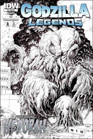 Godzilla Legends issue 4-C Art Adams 1:10 Sketch Cover