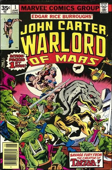 John Carter, Warlord of Mars (1977) issue 1-B 35 Cent Price Cover
