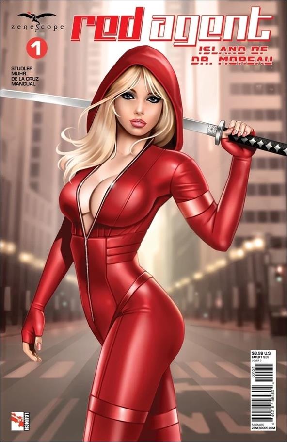 Red Agent: Island of Dr. Moreau issue 1-C Keith Garvey Cover