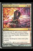 Magic The Gathering: Alara Reborn (Base Set) card 48-B Veinfire Borderpost (foil)