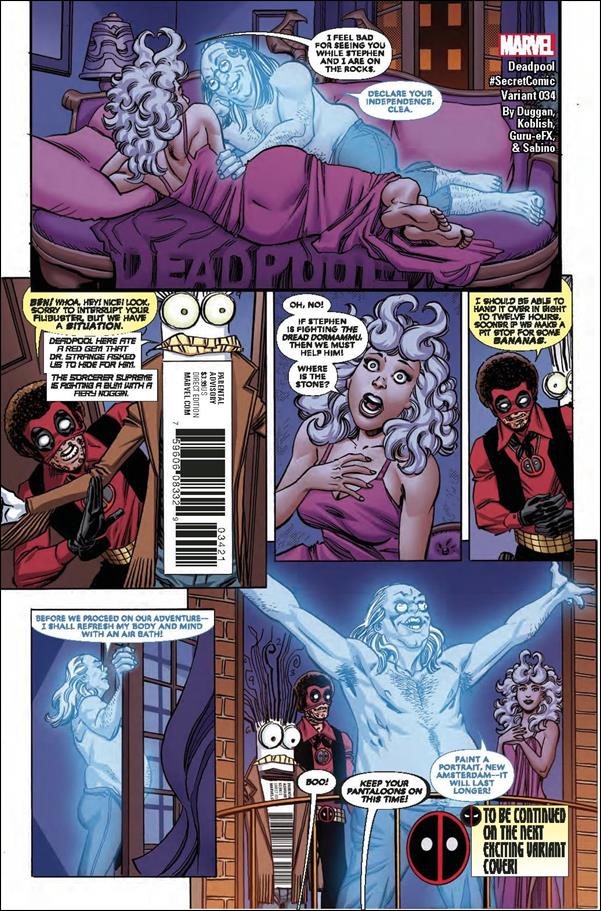 Deadpool (2016) issue 34-B Scott Koblish Cover