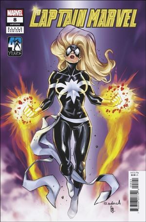 Captain Marvel (2023) issue 8-C Sergio Fernandez Dávila Black Costume Cover