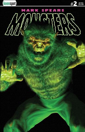 Mark Spears Monsters issue 2.00-N Mark Spears "Werewolf" Cover (Third Printing)