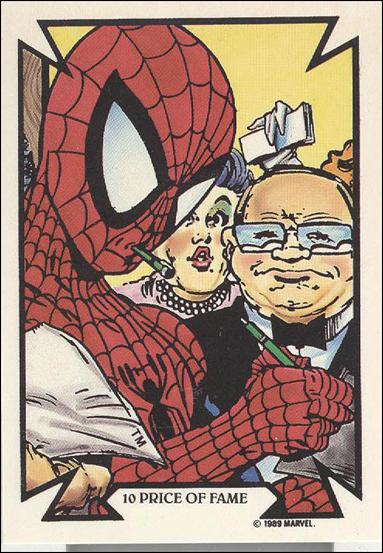 Todd McFarlane Super Heroes: Series 1 (Base Set) card 10 Price of Fame