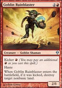 Magic The Gathering: Zendikar (Base Set) card 127 Goblin Ruinblaster