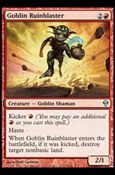 Magic The Gathering: Zendikar (Base Set) card 127 Goblin Ruinblaster