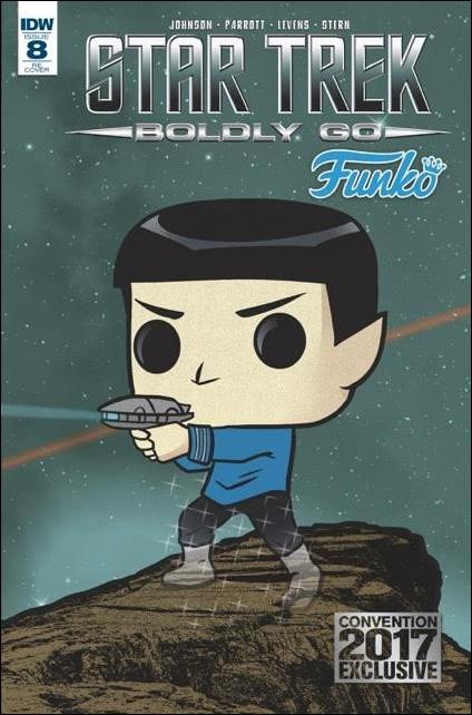 Star Trek: Boldly Go issue 8-F Derek Charm plasticempire.com Funko Cover 1/500