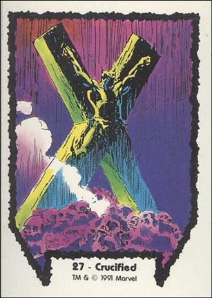 Wolverine: From Then 'Til Now (Base Set) card 27 Crucified